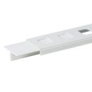 Tennislinie Hart-PVC nagellos gelocht
