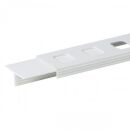 Tennislinie Hart-PVC nagellos gelocht