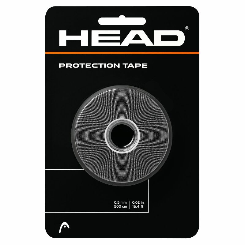 Homyl Tennisschläger Kopfband Schutz-Tape Protective Tape Schwarz Kopfschutzband 