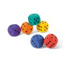 VOLLEY Würfel Schaumstoffwürfel 7cm lila