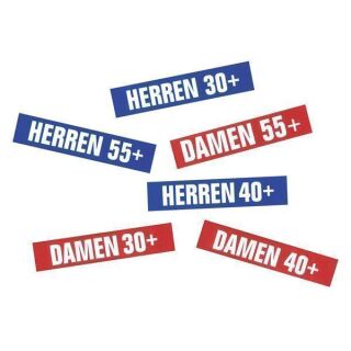 Magnetschild Herren 60+