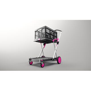 CLAX Trolley Ballwagen inkl. Box - Pink Edition