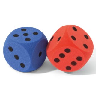 VOLLEY Würfel Schaumstoffwürfel 7cm grün