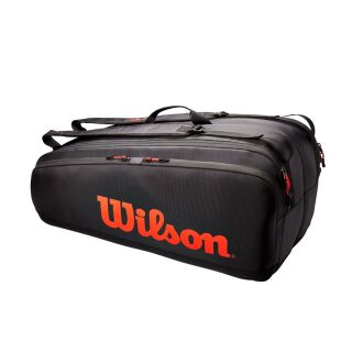 WILSON Tour 12 Pk - Tennistasche Schlägertasche schwarz/rot
